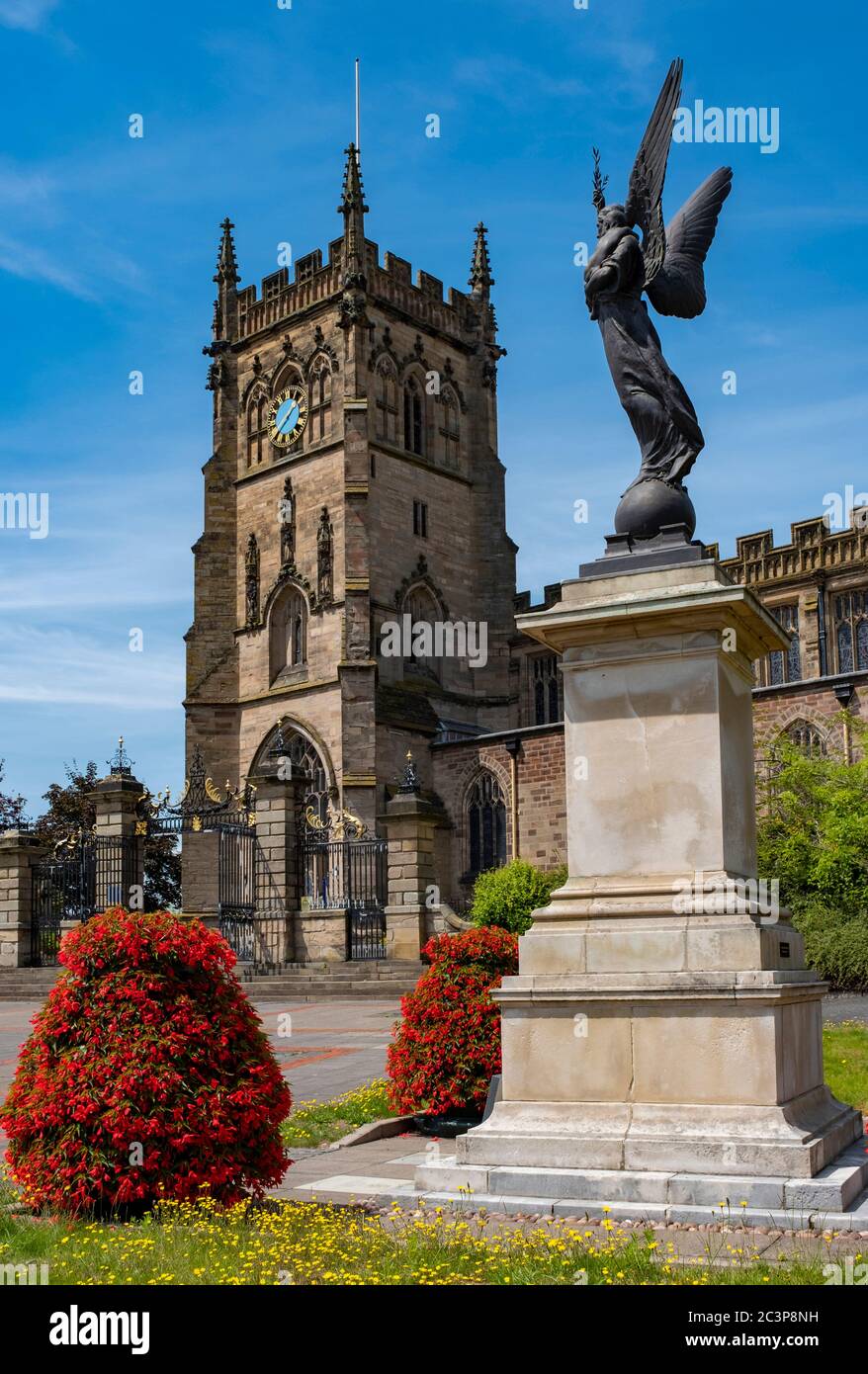 St Marys Church in Kidderminster, Worcestershire, England, Europe. Stock Photo