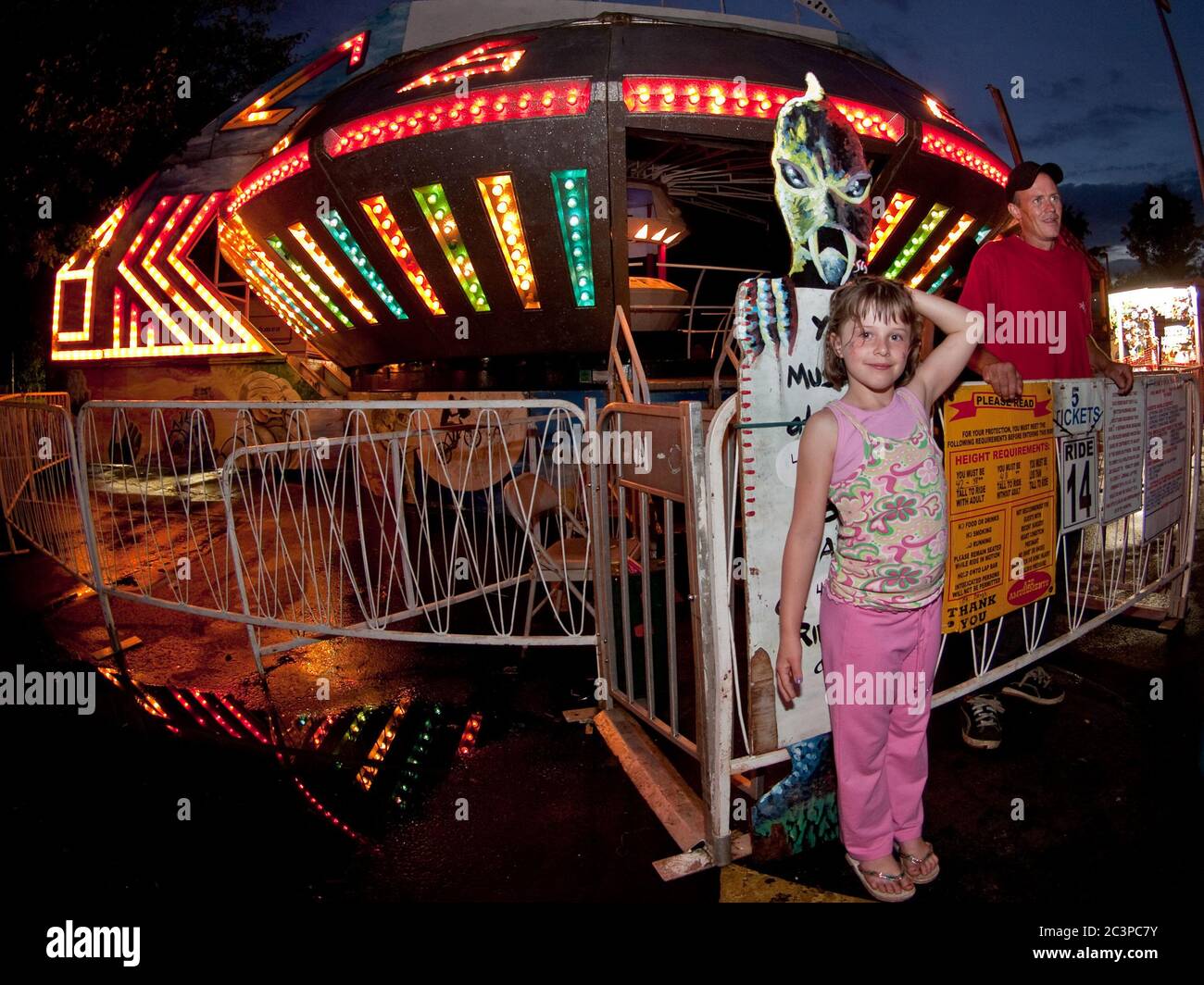 Amusement park rides vector hi-res stock photography and images - Alamy