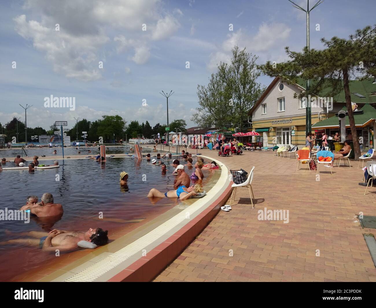 Thermal pools and the city of Hajduszoboszlo in Hungary. Only positive  emotions! a great place for wellness tourism Stock Photo - Alamy