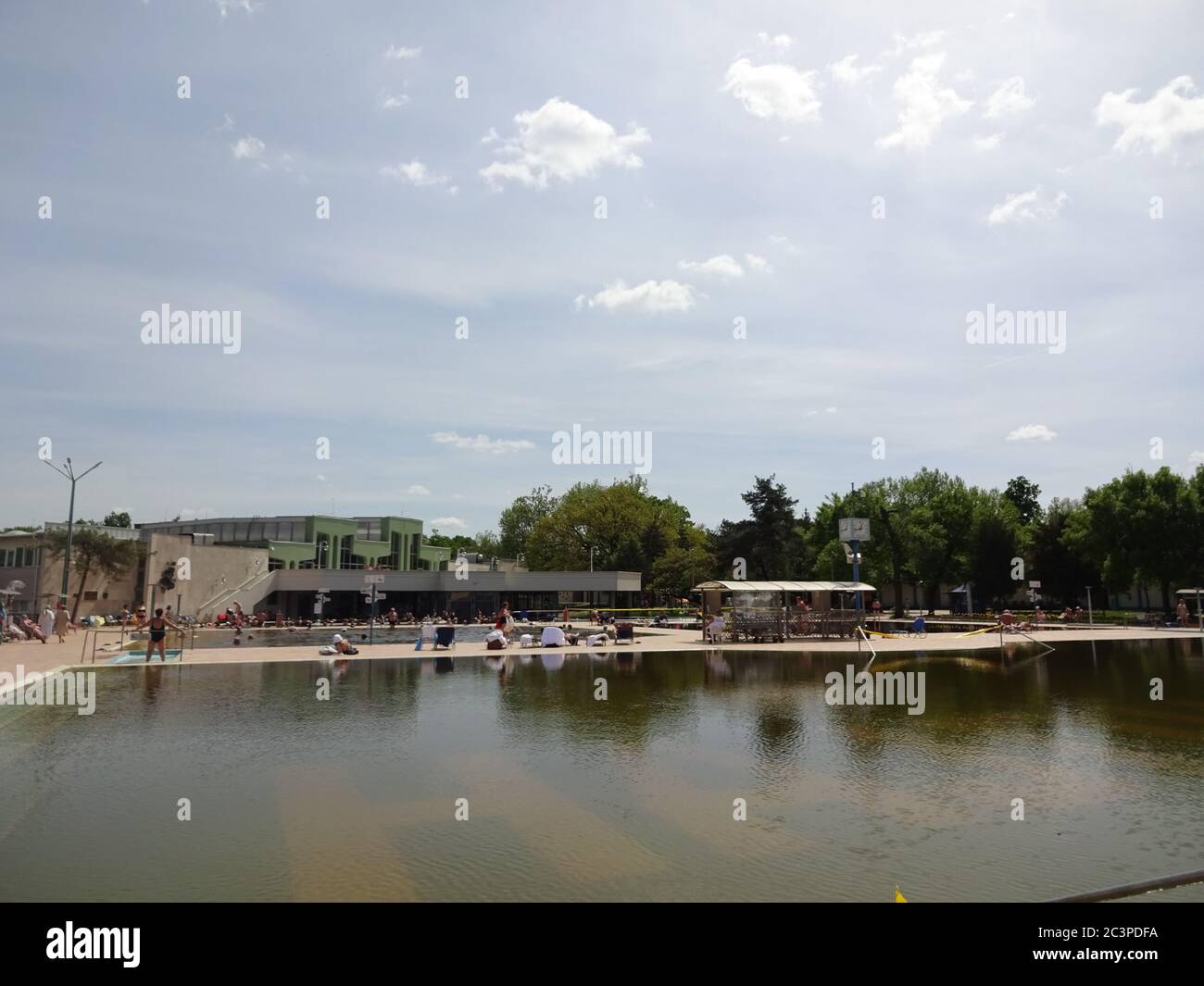 Hungary Pool Building Thermal pools and the city of Hajduszoboszlo in Hungary. Only positive ...