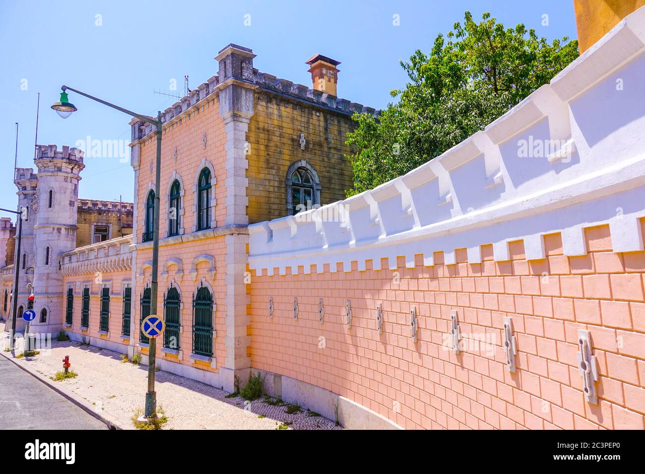Old prison in Lisbon Stock Photo Alamy