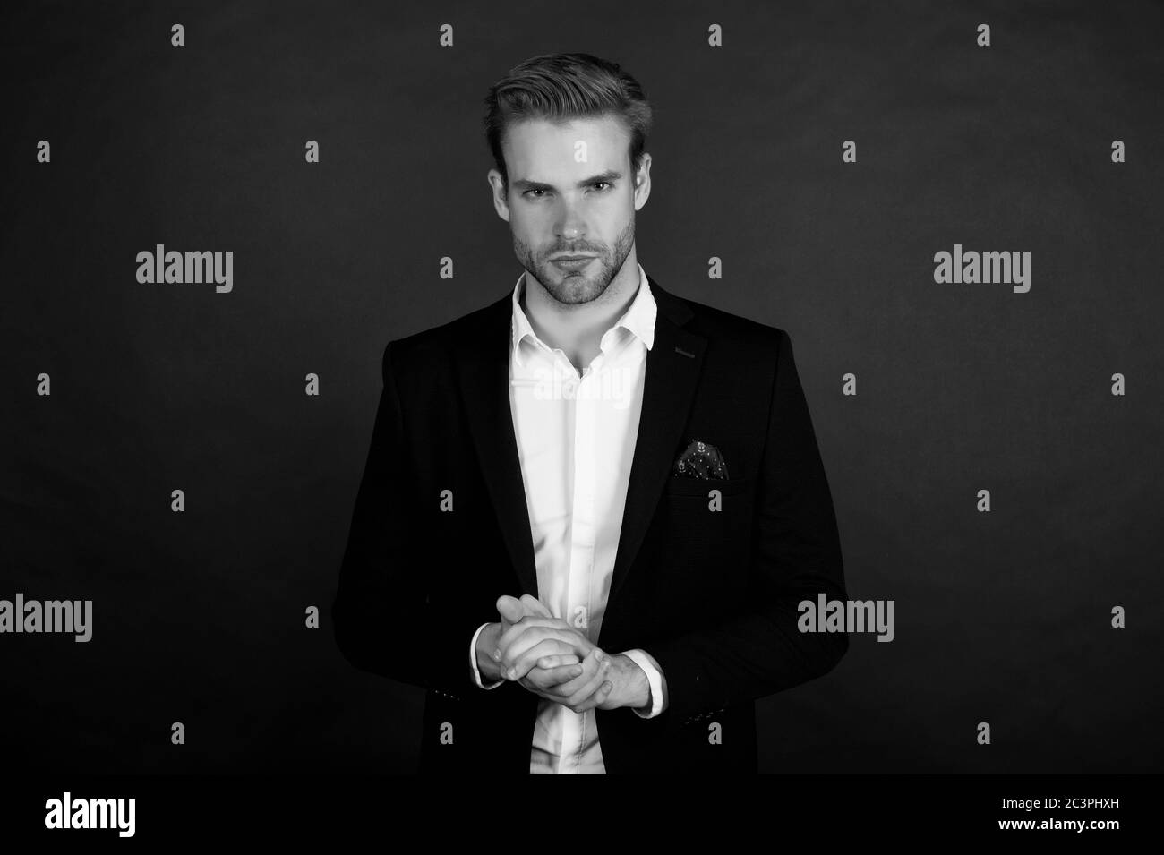 businessman dressing