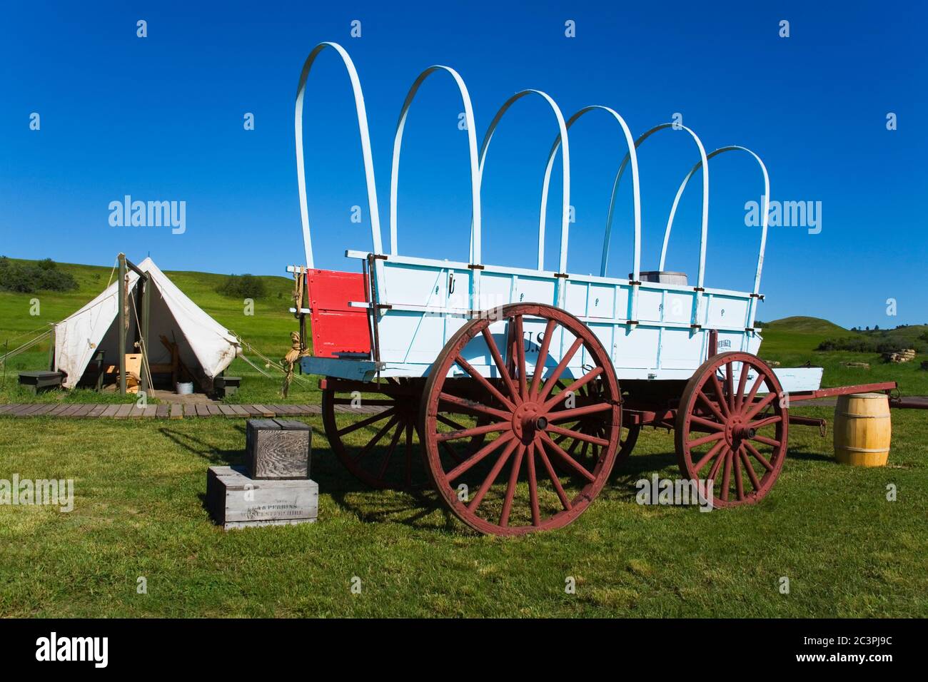 Fort Lincoln State Park, Mandan, North Dakota, USA Stock Photo Alamy