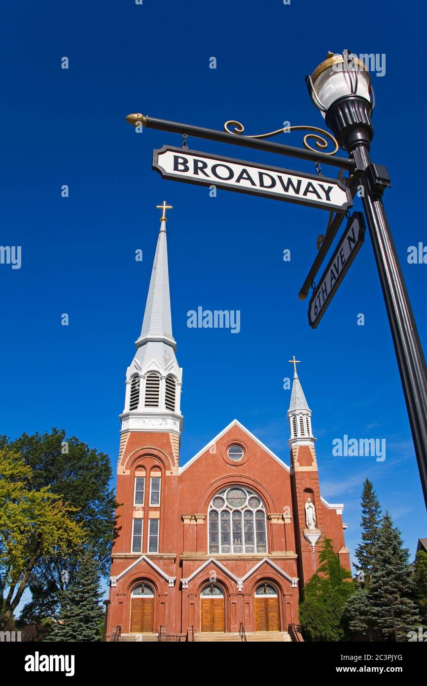 St. Mary's Cathedral, Fargo, North Dakota, USA Stock Photo Alamy