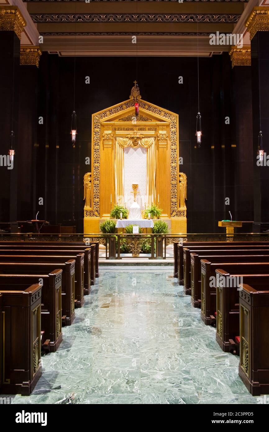 Cathedral of Saint Peter in Chains,Cincinnati, Ohio, USA Stock Photo