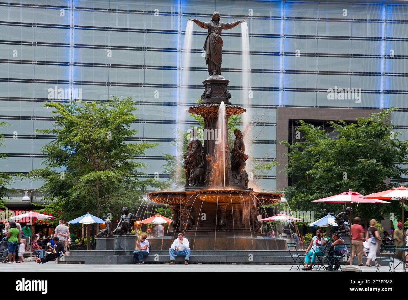 Fountain Square,Cincinnati, Ohio, USA Stock Photo - Alamy