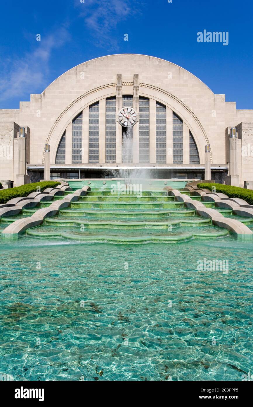 Cincinnati Museum Center at Union Terminal,Cincinnati, Ohio, USA Stock