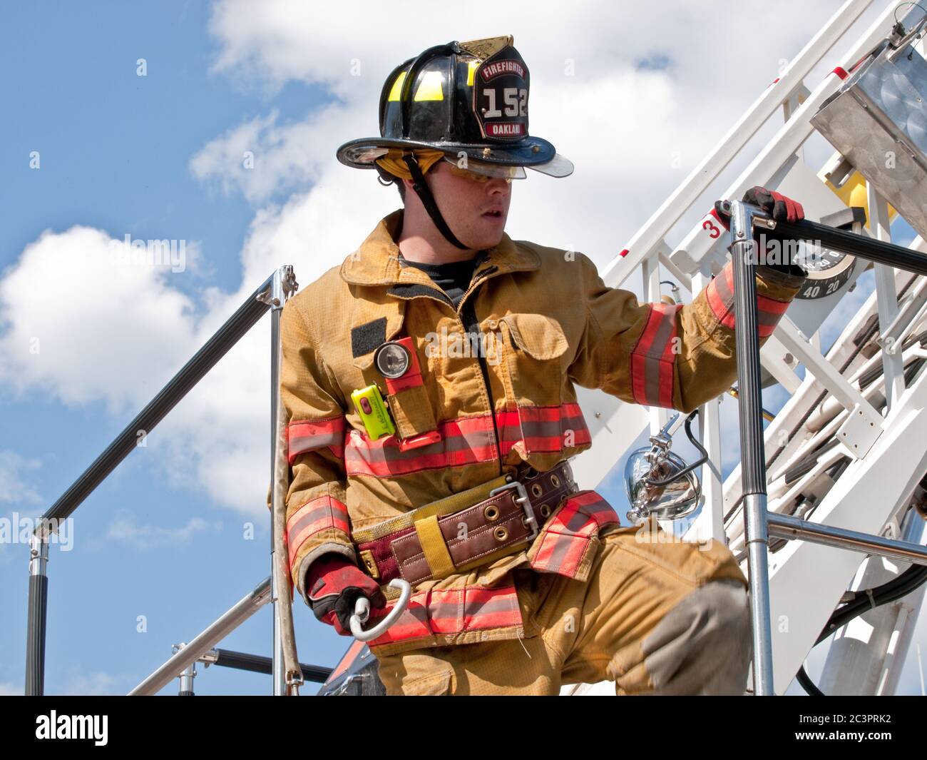Oakland fire department firefighter hires stock photography and images