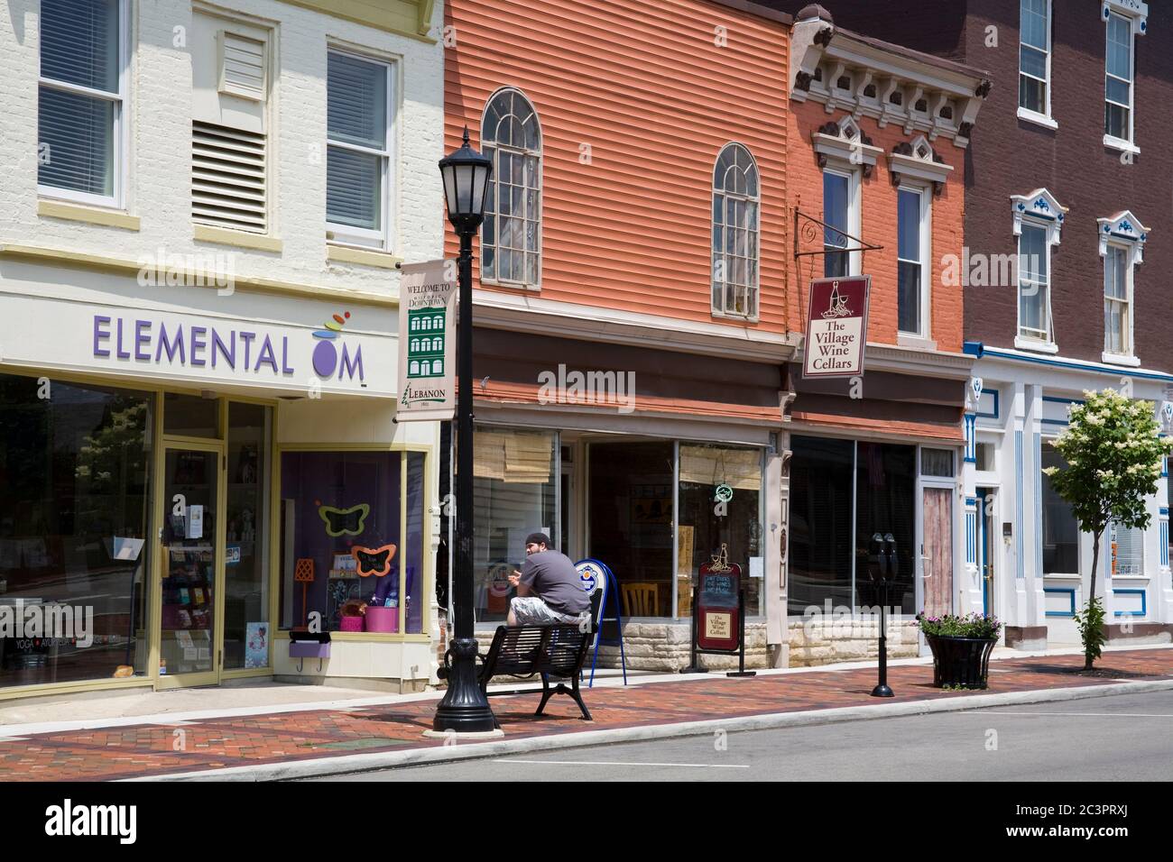 Historic Downtown District,Lebanon City,Cincinnati region, Ohio, USA