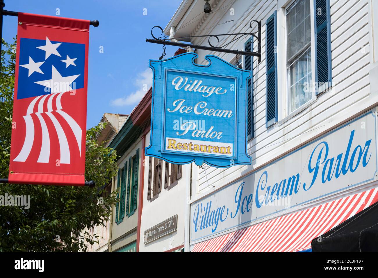 Historic Downtown District,Lebanon City,Cincinnati region, Ohio, USA
