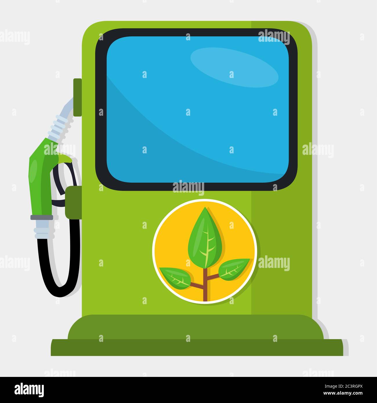 Bio gas station plant ecological Stock Vector Images - Alamy