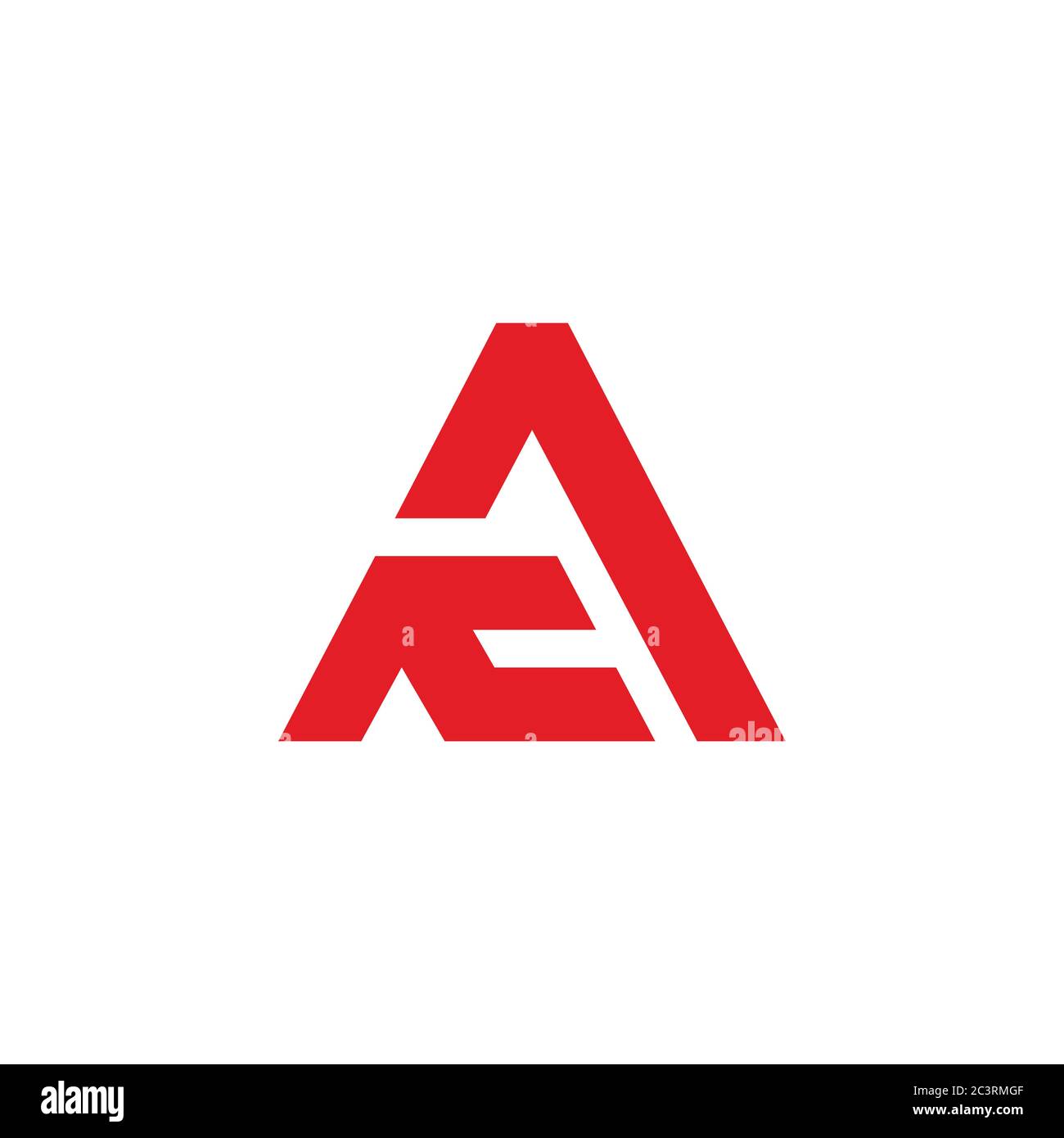 abstract letter a geometric arrow up design logo vector Stock Vector ...