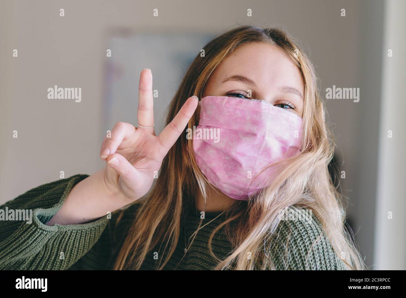 Women Wearing Facemasks High Resolution Stock Photography and Images ...