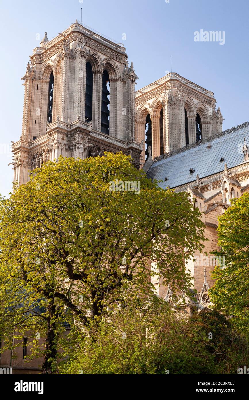 Notre Dame cathedral, Paris, France Stock Photo