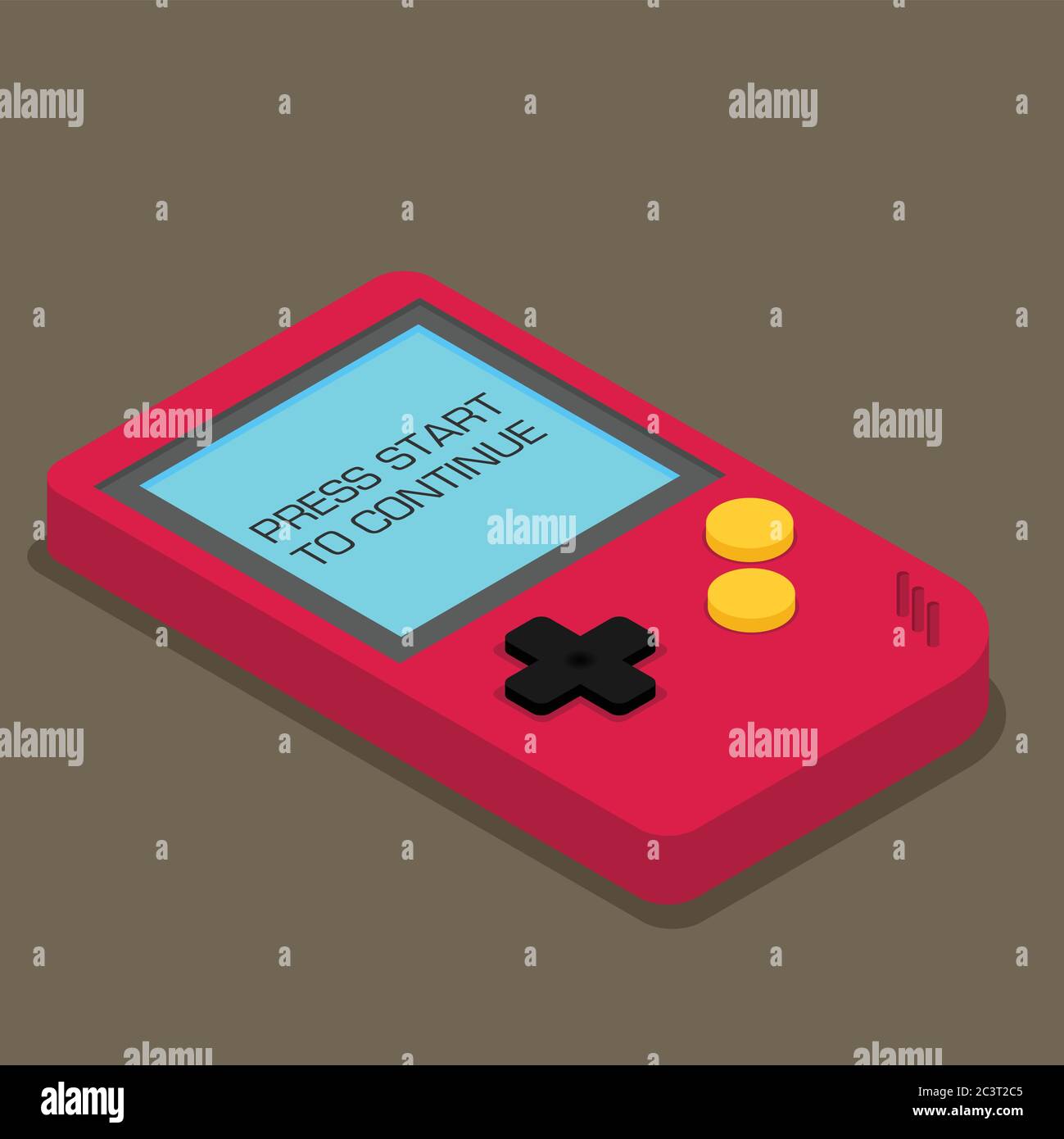 Old Gadget. Isometric flat vector. EPS10 Stock Vector Image & Art - Alamy