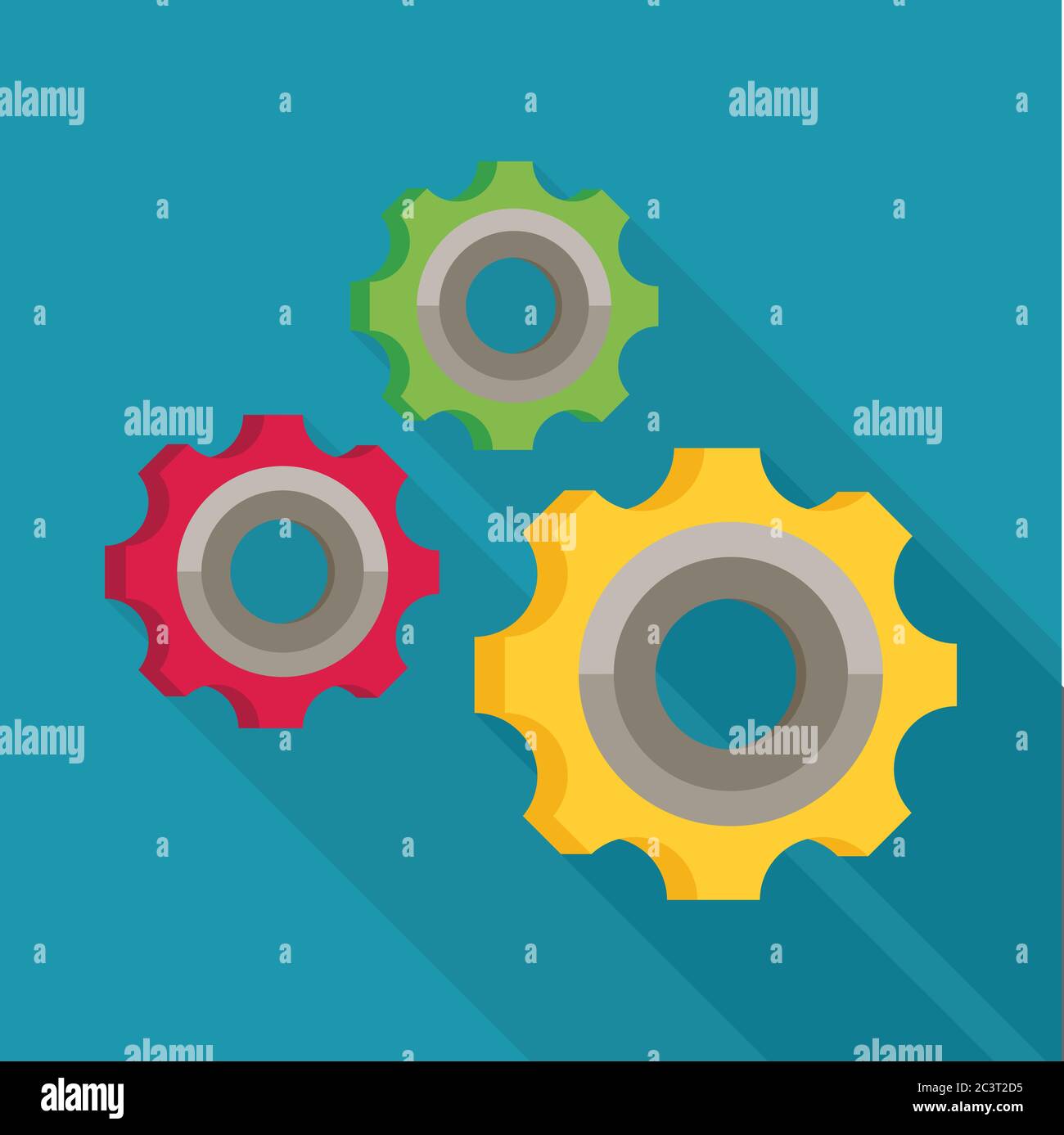 Power steering gear engine Stock Vector Images - Alamy