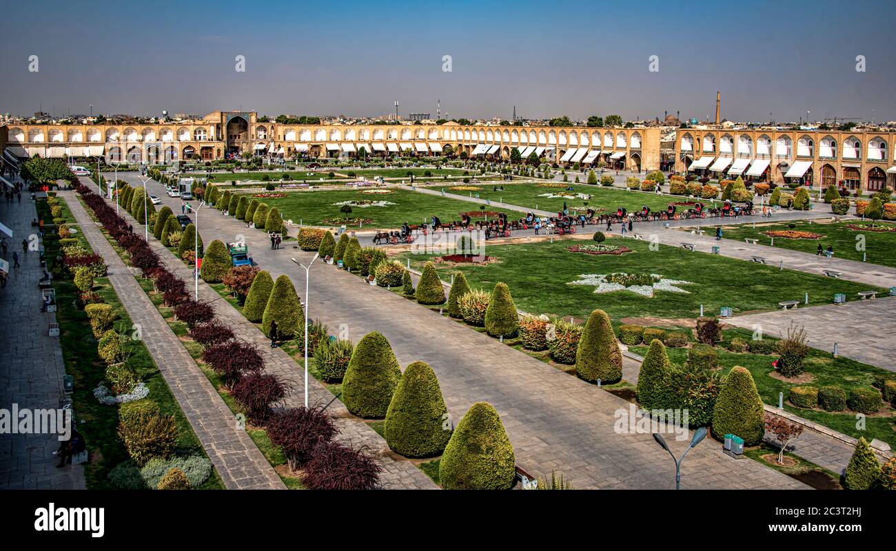 Naqsh-e Jahan Square, Isfahan, Iran Stock Photo