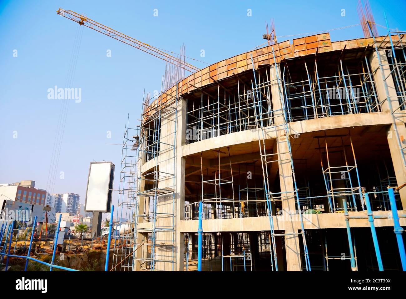 Hyderabad, India June 2019 new construction of building in Hyderabad Stock Photo Alamy