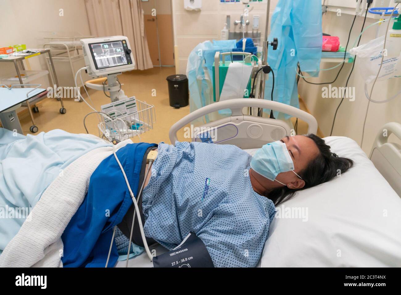 Kota Kinabalu, Sabah, MalaysiaMay 30, 2020 Young Asian Chinese lady