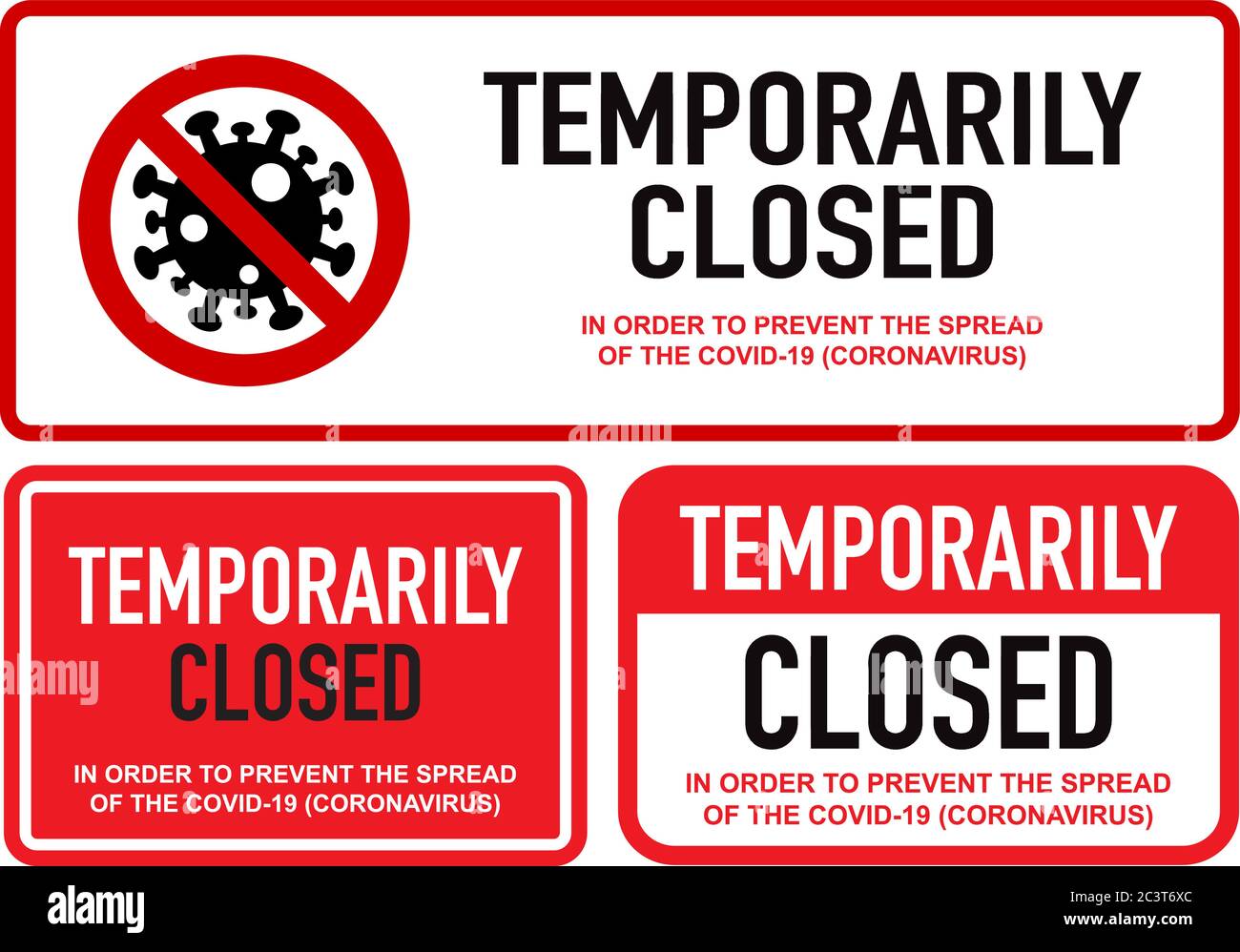 covid 19 banner Stock Vector Image & Art Alamy