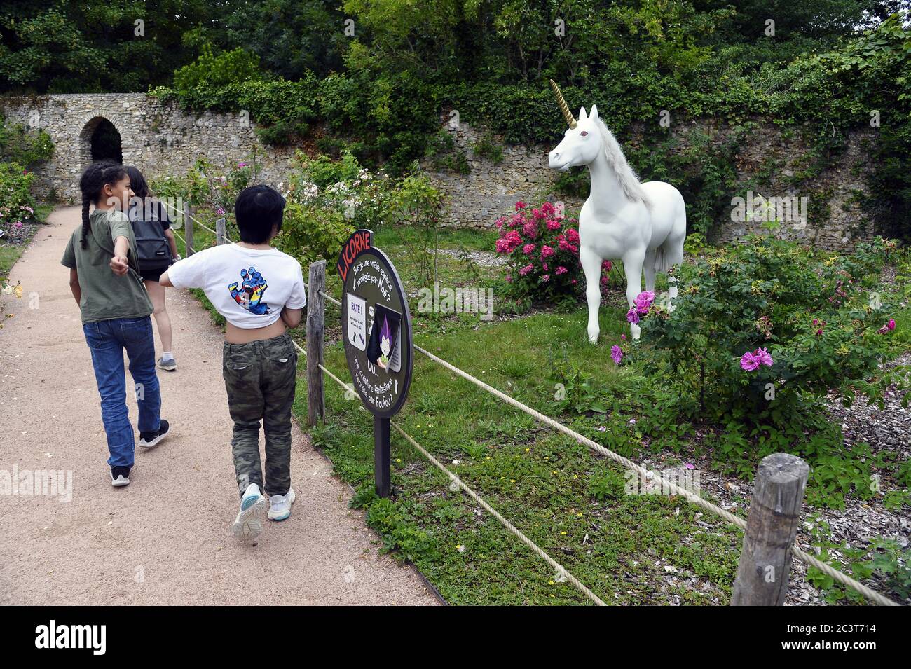 Thoiry Animals Zoo Park - Yvelines - France Stock Photo