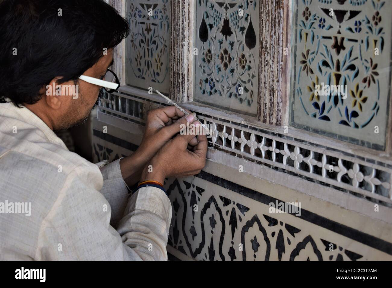 Mirror palace amber fort palace hi-res stock photography and images - Alamy