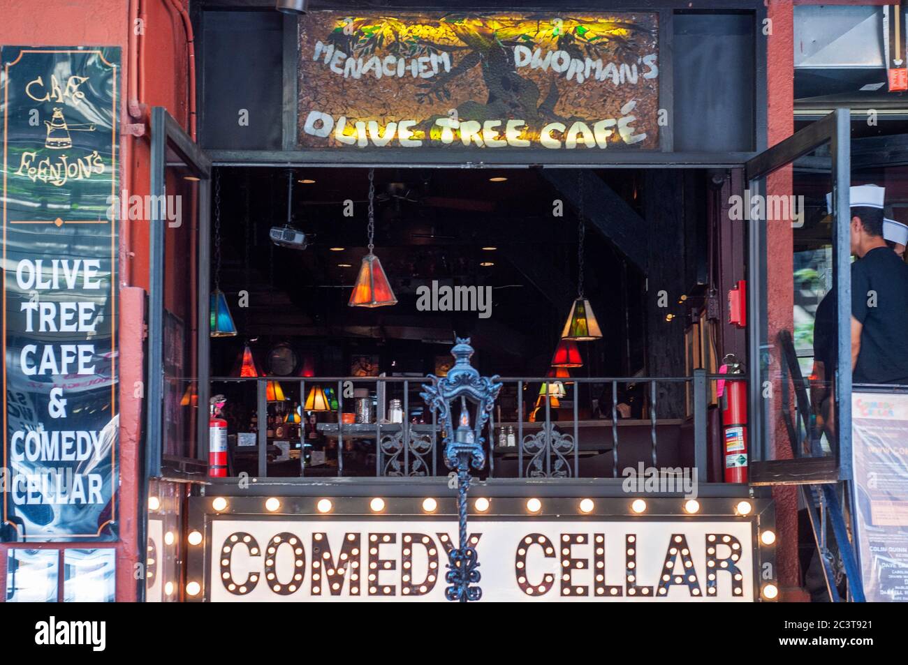 Olive Tree Cafe and comedy Cellar. Greenwich Village. Manhattan. New