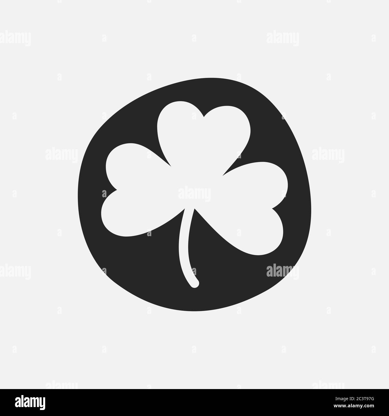 Irish shamrock Black and White Stock Photos & Images Alamy