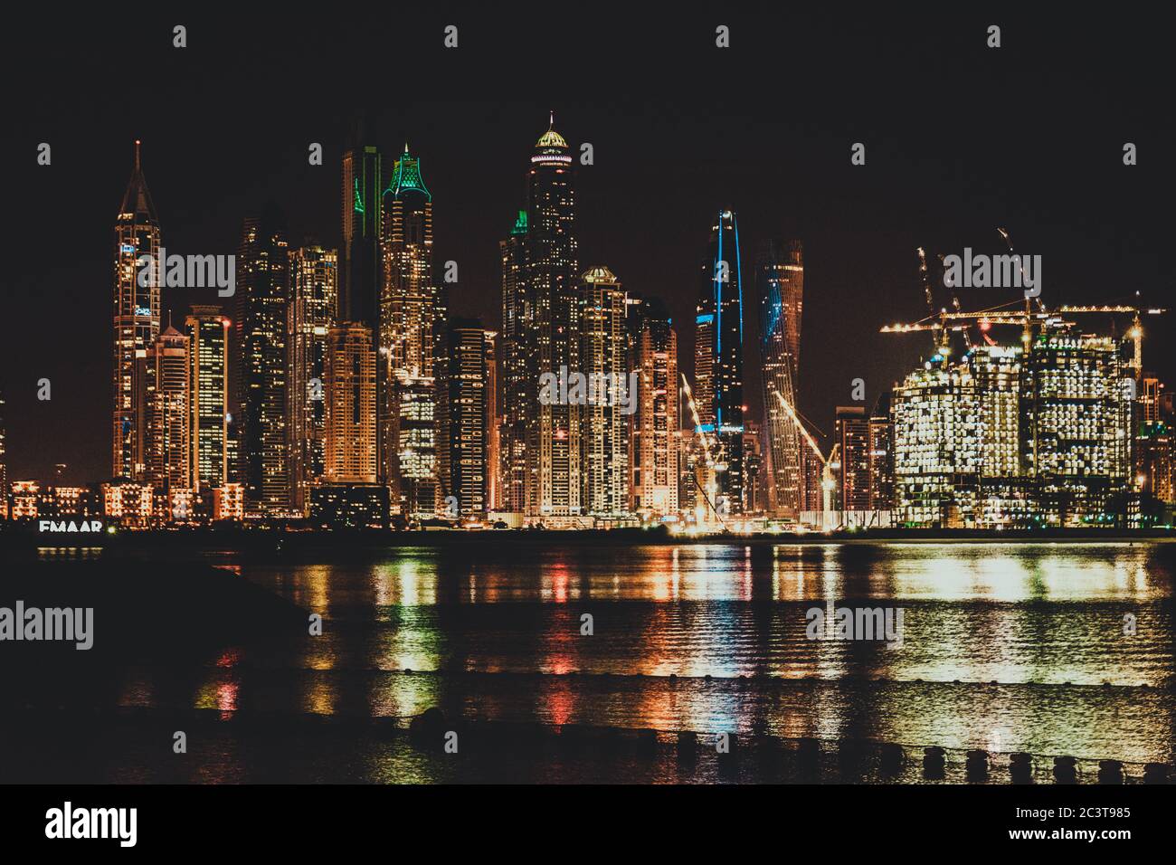 Dubai, United Arab Emirates, January 25th, 2020: Dubai Marina Stock