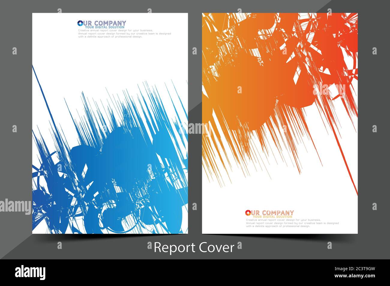 Annual report cover for your business design Stock Vector Image & Art ...