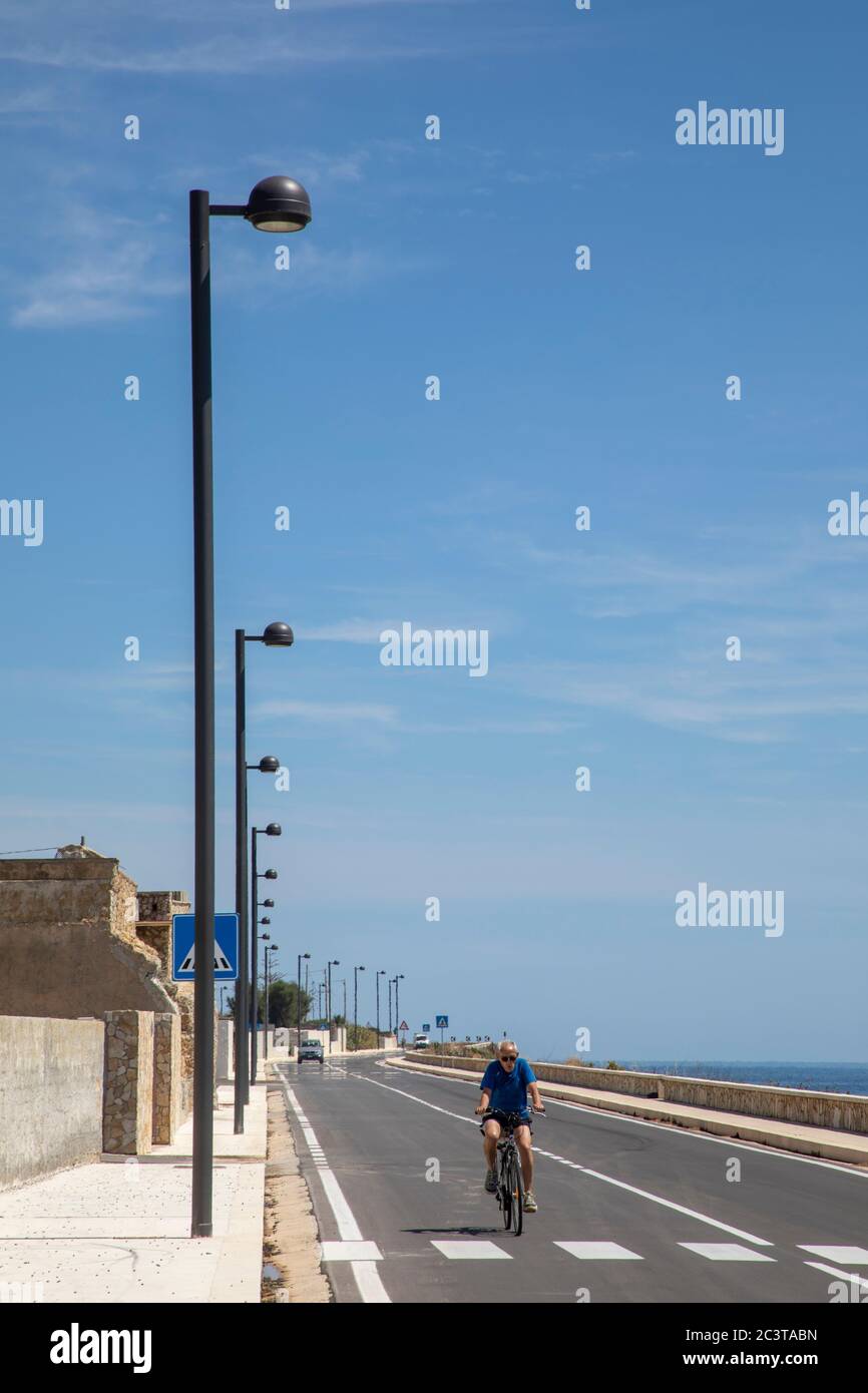 Seafront Mazzara del Vallo, Sicily Stock Photo