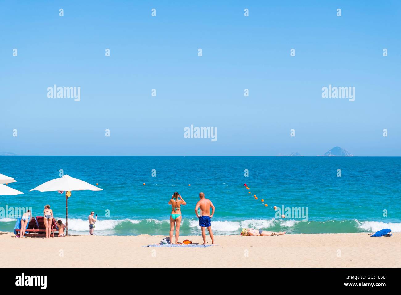 Beach, Nha Trang, Vietnam, Asia Stock Photo