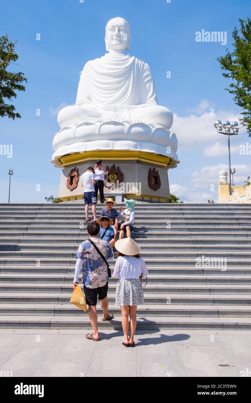 Kim Than Phat To, Buddha statue, on a hilltop, Nha Trang, Vietnam, Asia Stock Photo