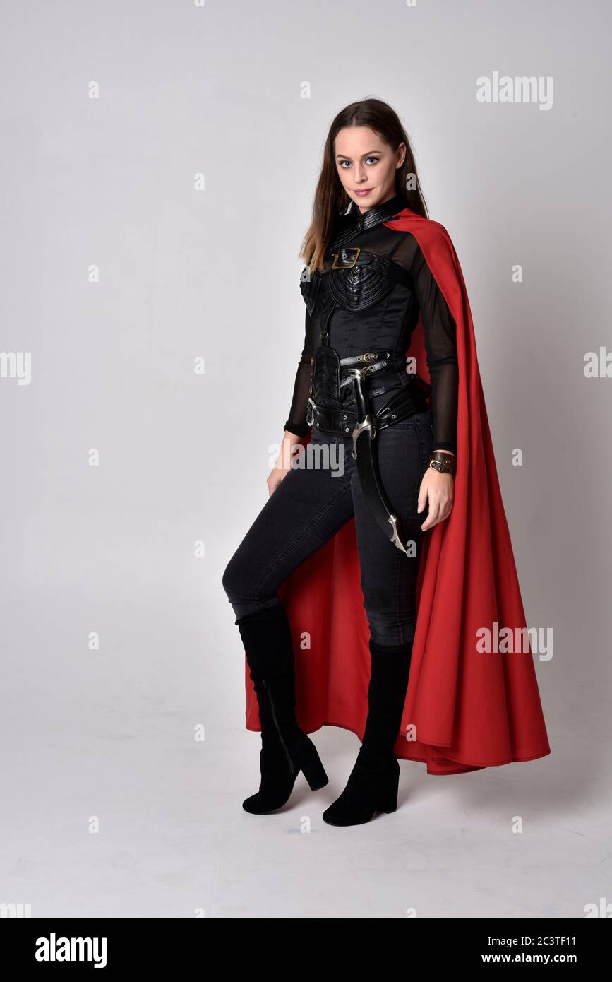 strapless open back dress Lil Red Velvet Halloween Cape
