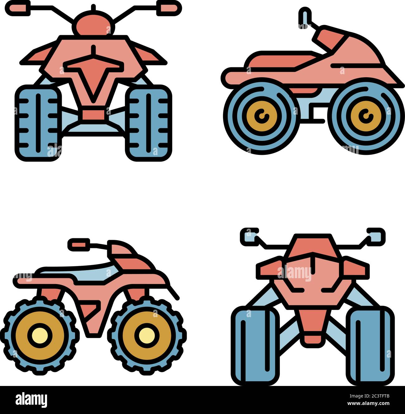 Four wheeler Cut Out Stock Images & Pictures - Alamy