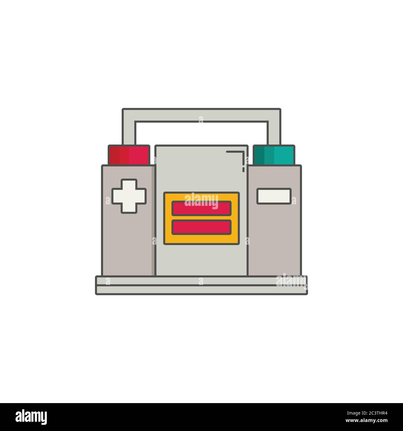 Vector car battery icon Stock Vector