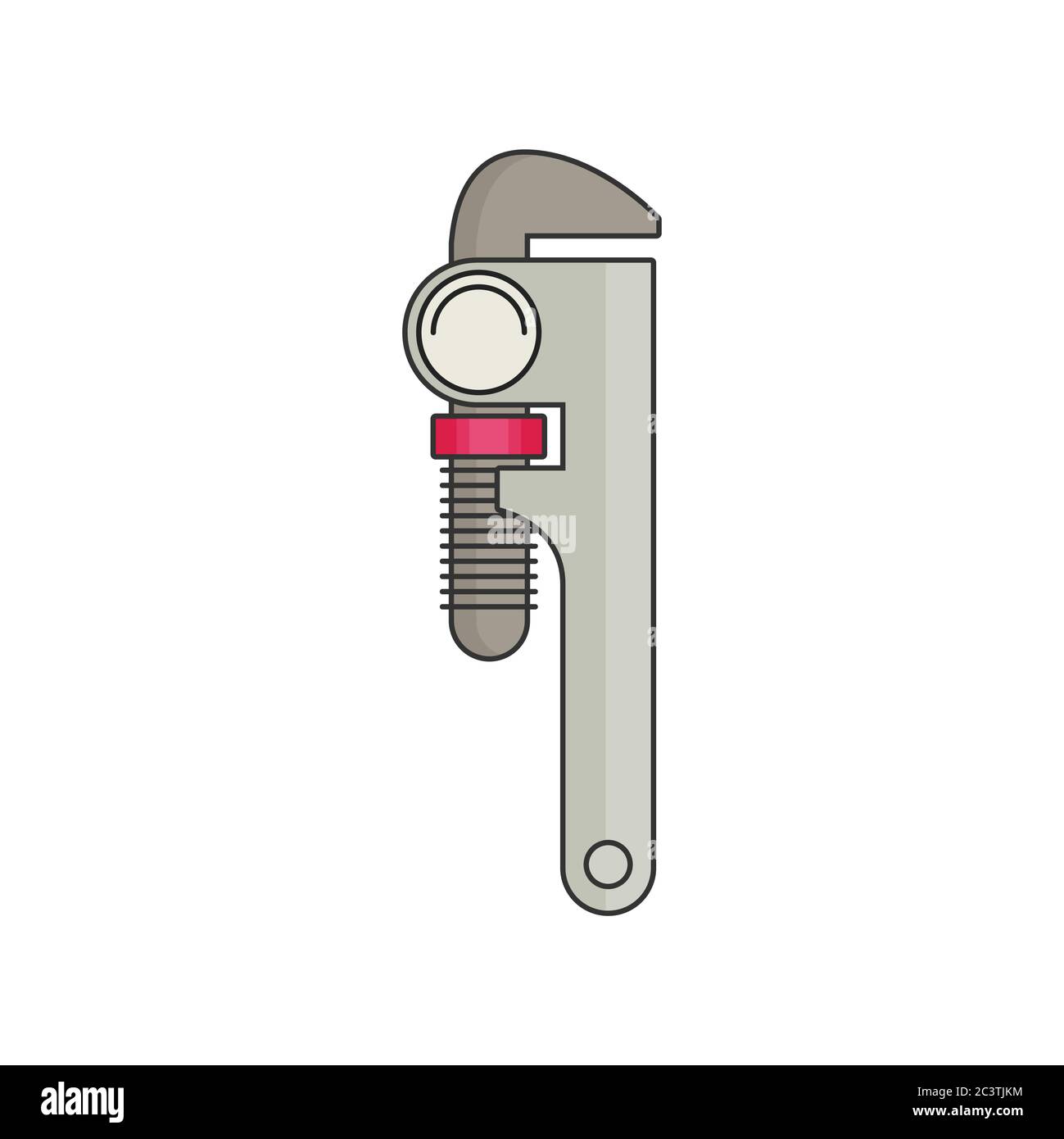 adjustable wrench flat vector Stock Vector Image & Art Alamy