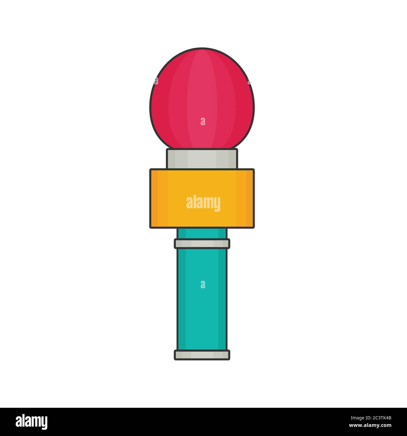 Microphone flat vector Stock Vector Image & Art - Alamy