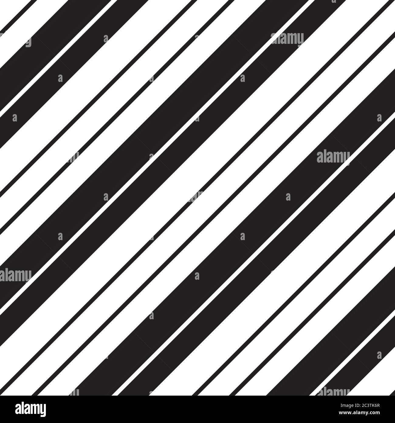 Black and white diagonal striped seamless pattern background suitable ...