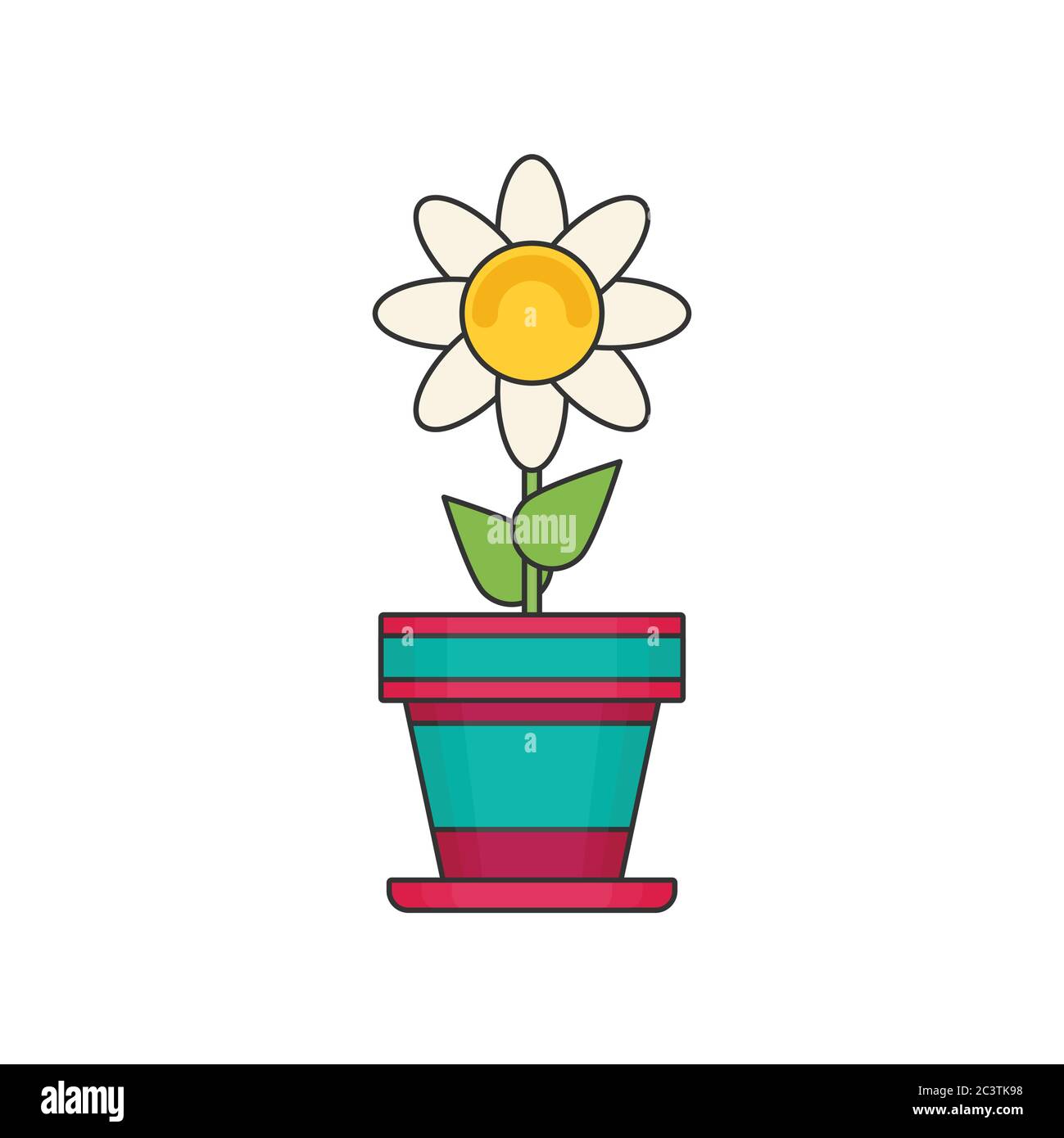 Flower flat vector icon Stock Vector Image & Art - Alamy