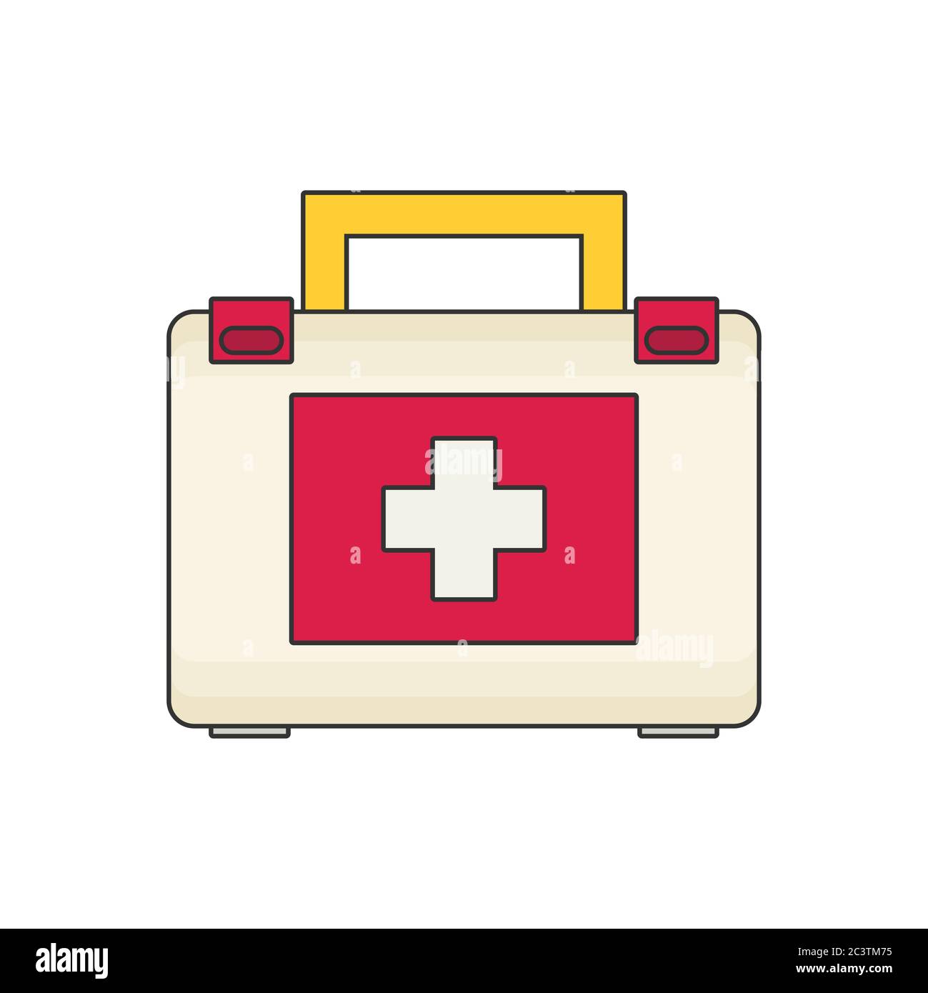 Medicine chest flat vector Stock Vector Image & Art Alamy