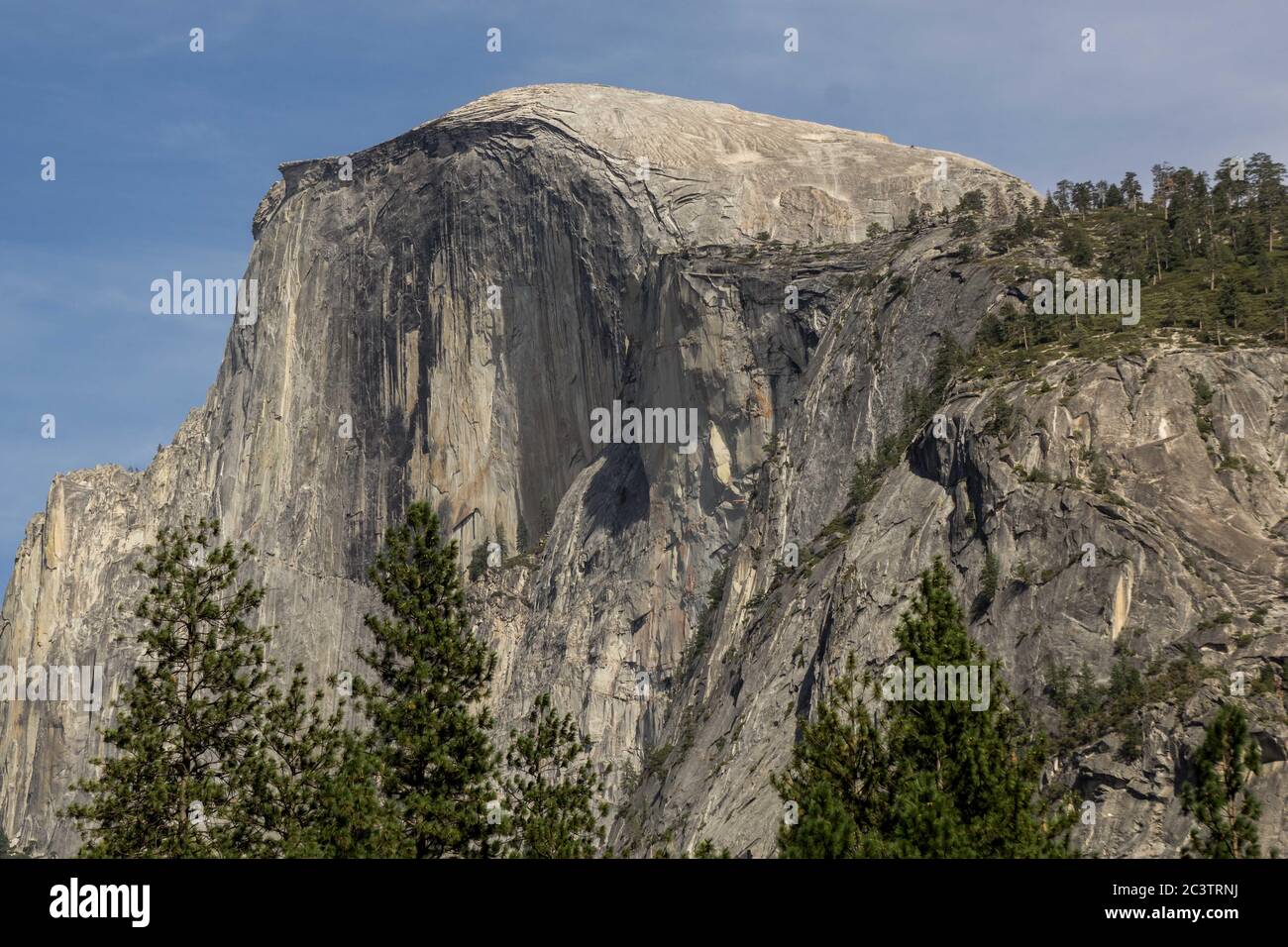 The truly iconic Half Dome granite dome of Yosemite National Park