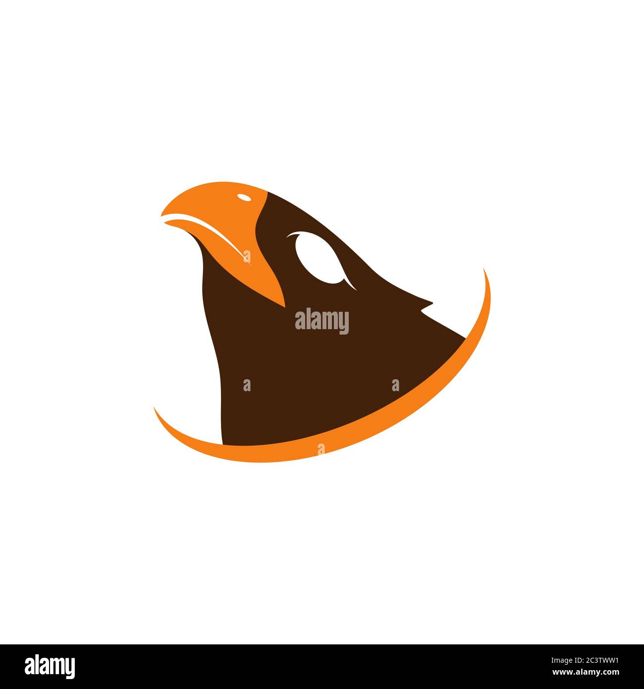 eagle vector design template illustration Stock Vector