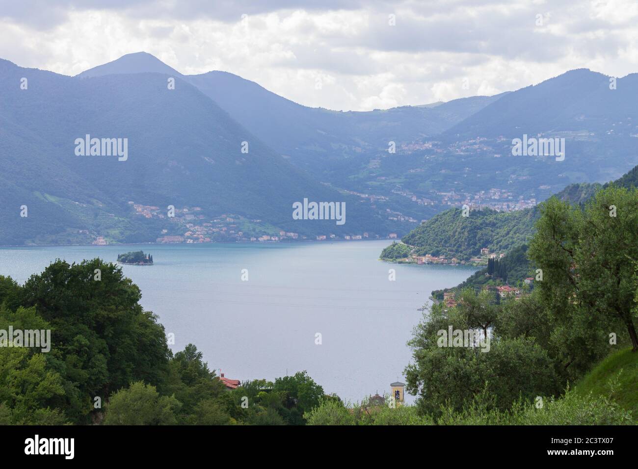 Iseo lake aerial hi-res stock photography and images - Alamy