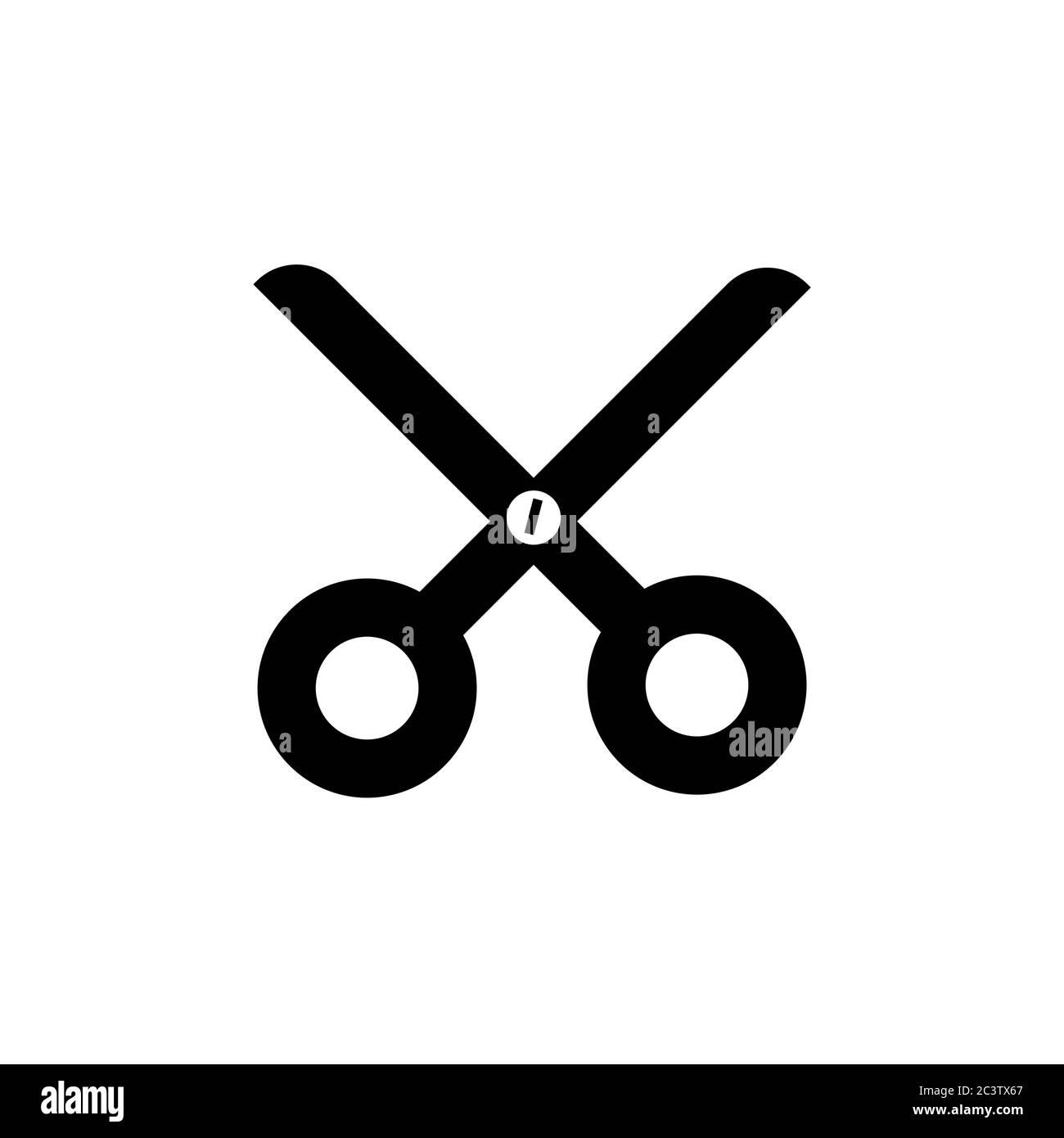 scissor vector design template illustration Stock Vector Image & Art