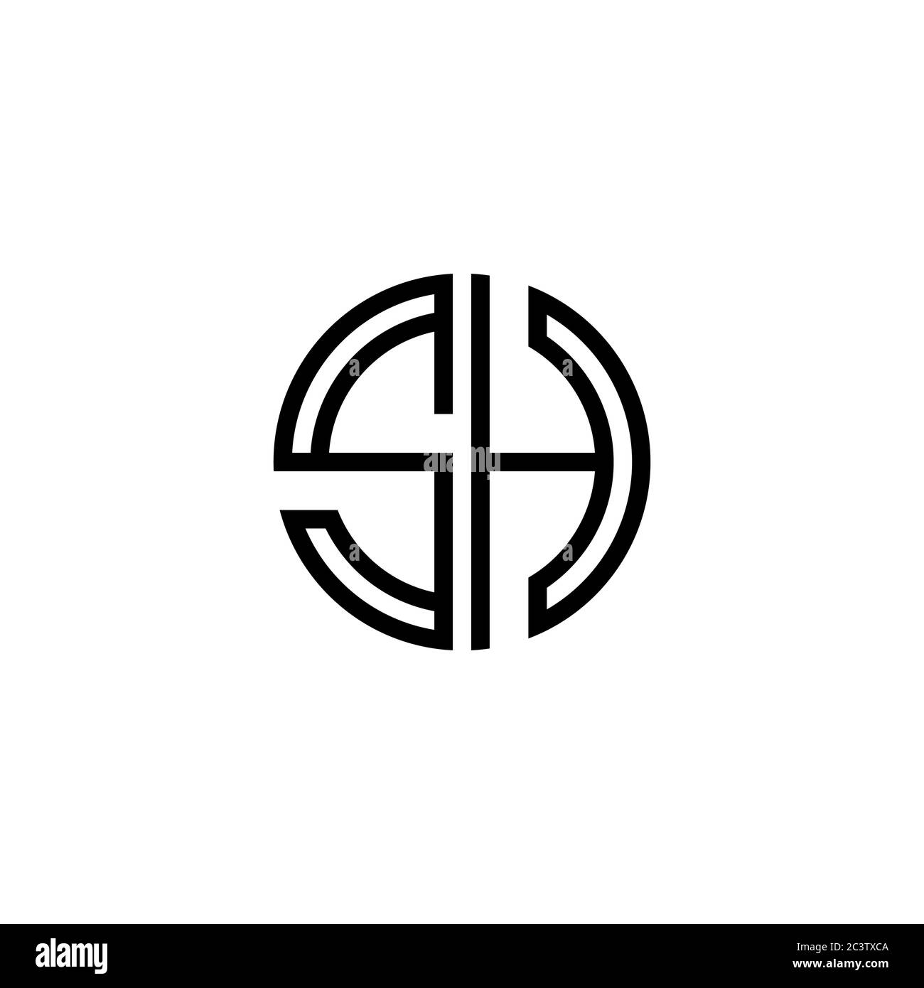 SH alphabet abstract initial letter logo design vector template Stock  Vector Image & Art - Alamy