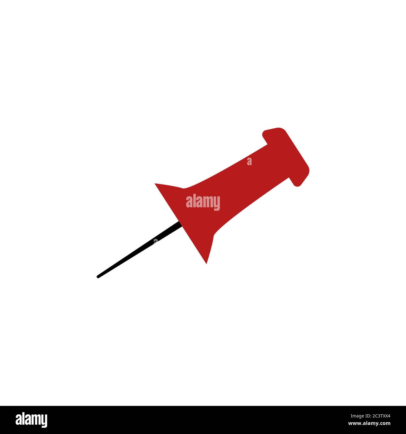 push pins vector design template illustration Stock Vector Image & Art