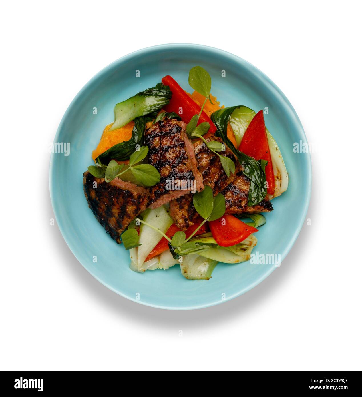 Fillet steak sweet potato mash hi-res stock photography and images - Alamy