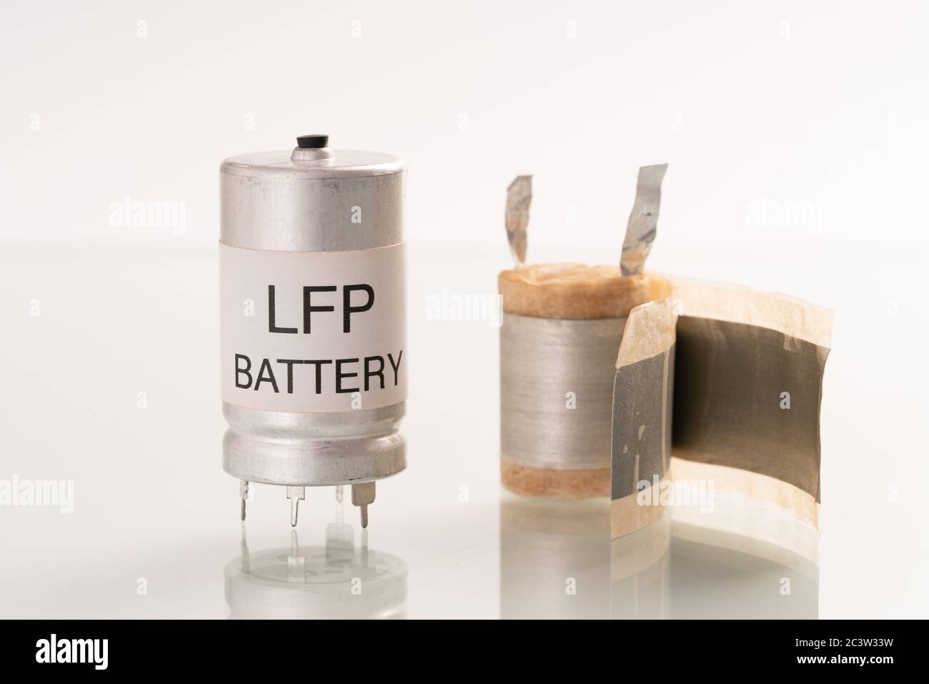Lithium iron phosphate battery LiFePO or LFP battery lithium