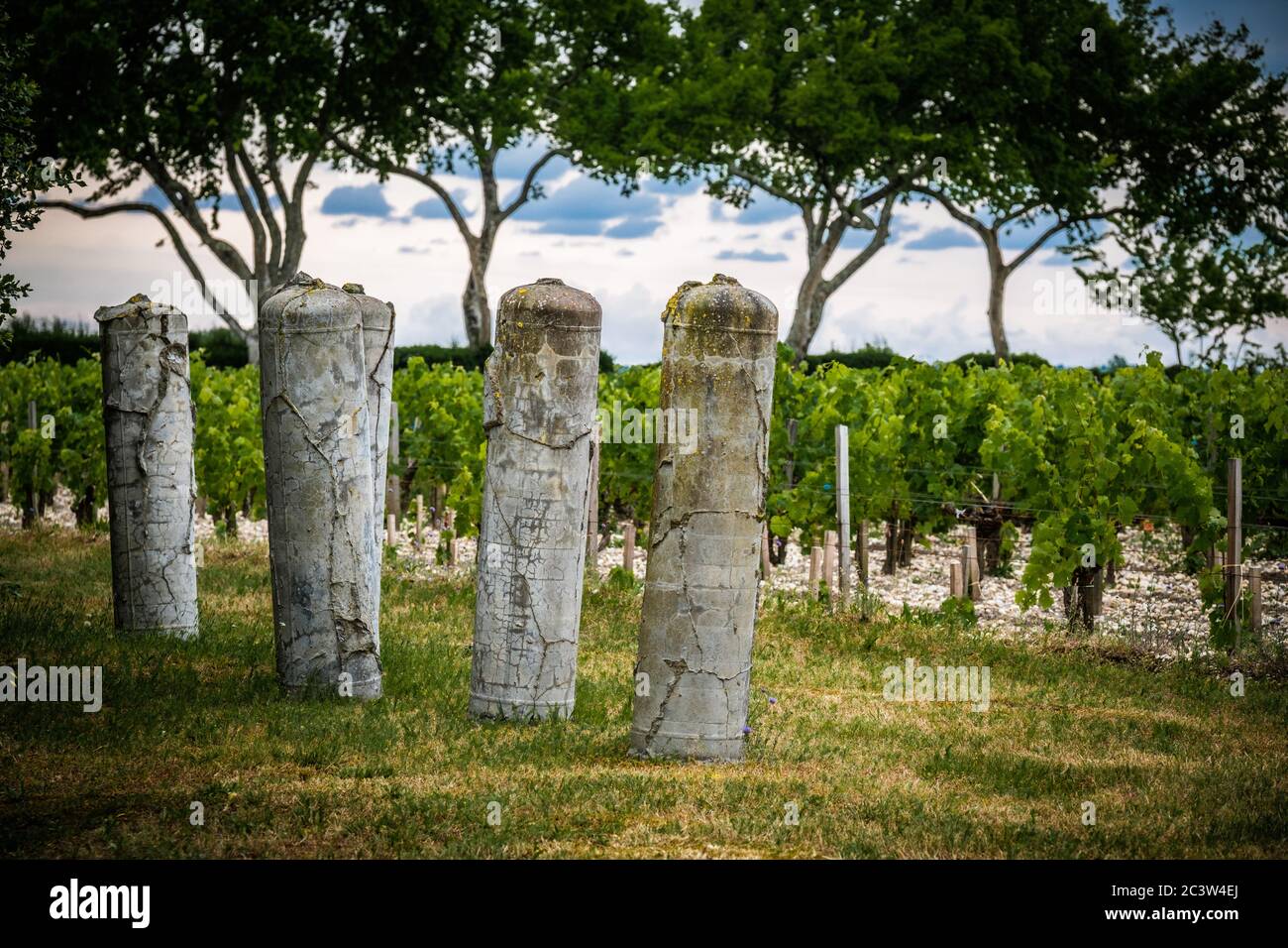 Moulis en Medoc (33): the Castle of Chasse Spleen, a wine-growing property located in the Medoc, has been building up a collection of contemporary art Stock Photo